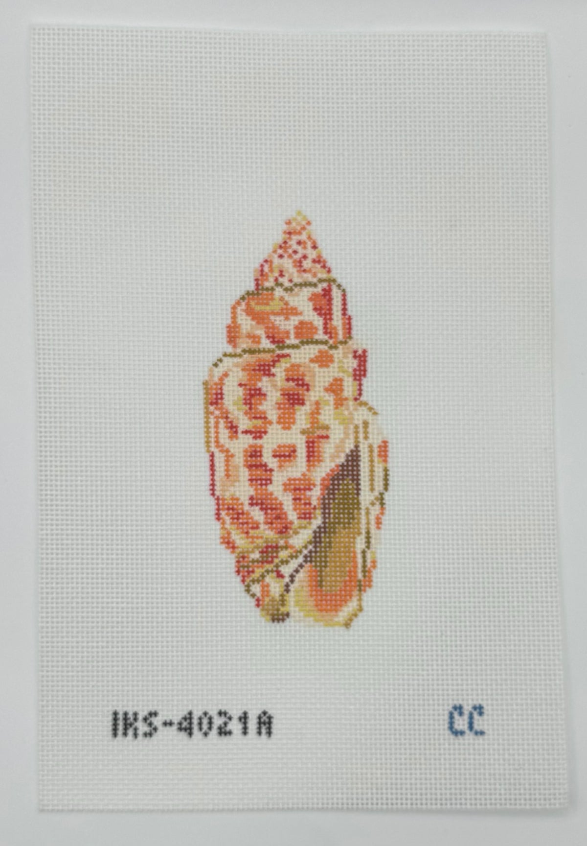 Miter Seashell Needlepoint Canvas