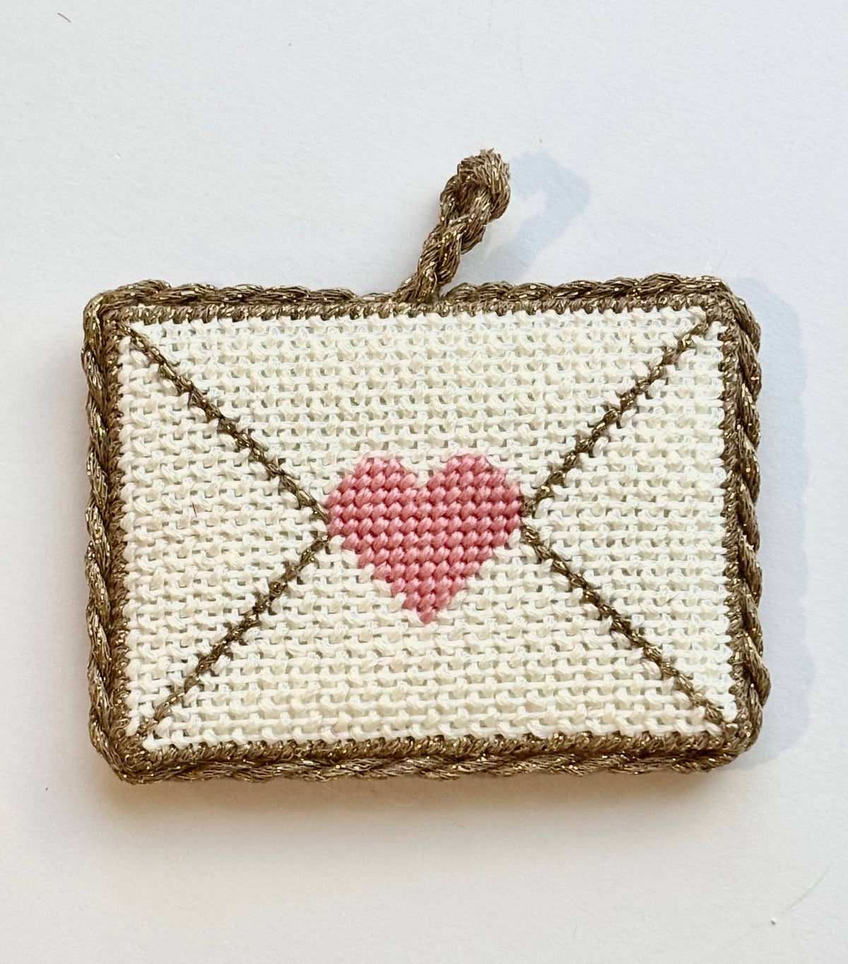 Love Note Hand Painted Needlepoint Canvas