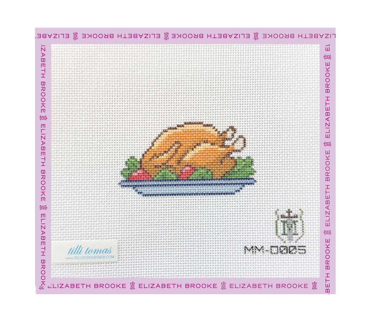 Thanksgiving Turkey Needlepoint Canvas