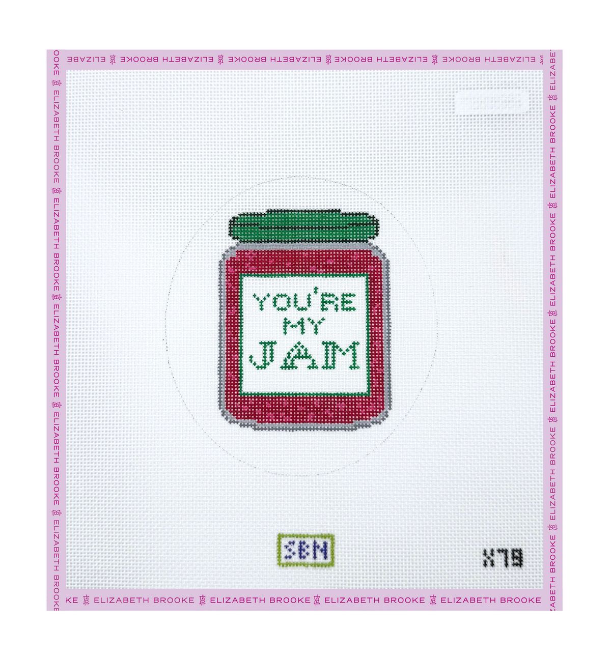 You're My Jam Ornament Needlepoint Canvas