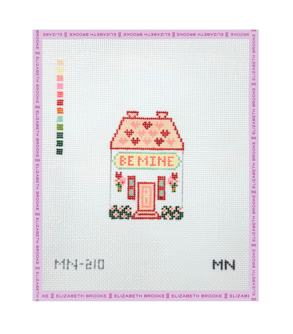 Be Mine Village House Needlepoint Canvas