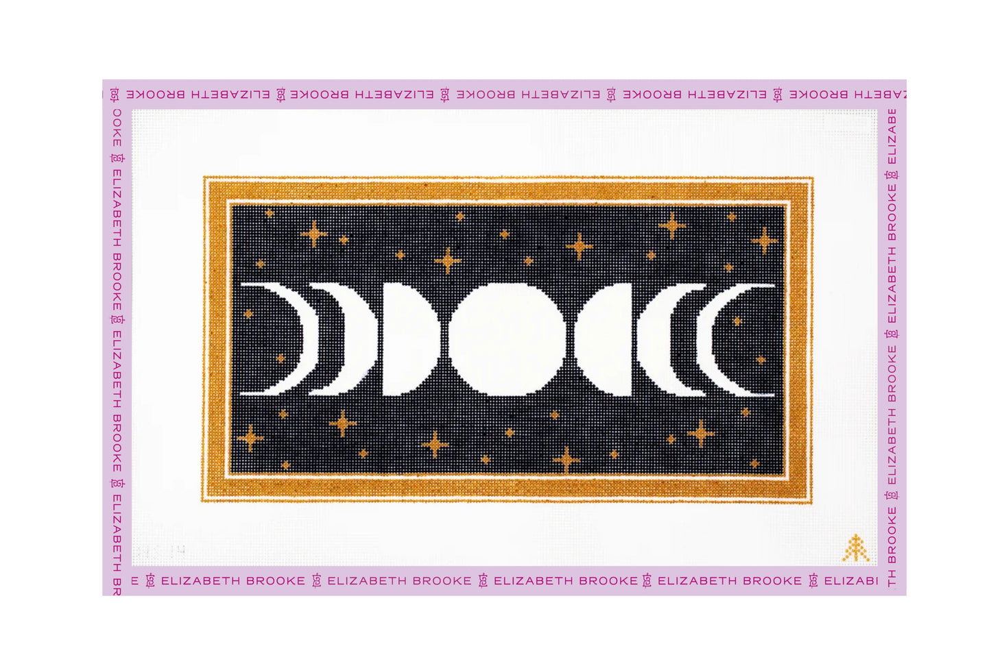 Moon Phases Needlepiont Canvas