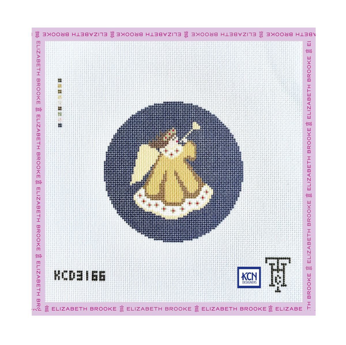 Gloria Angel Golden Needlepoint Canvas