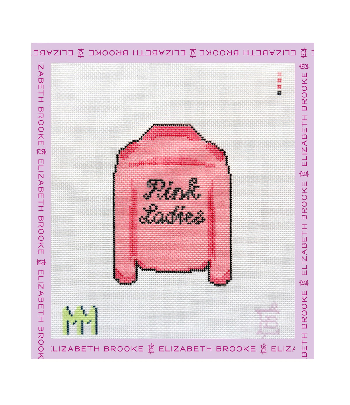 Pink Jacket Needlepoint Canvas