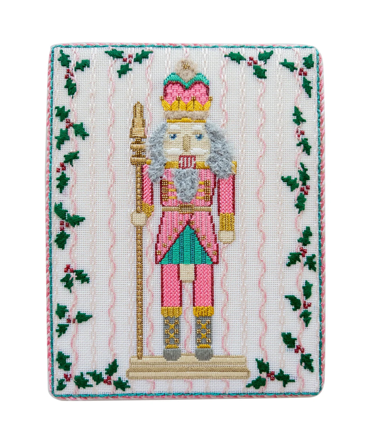 Pink Nutcracker Needlepoint Canvas