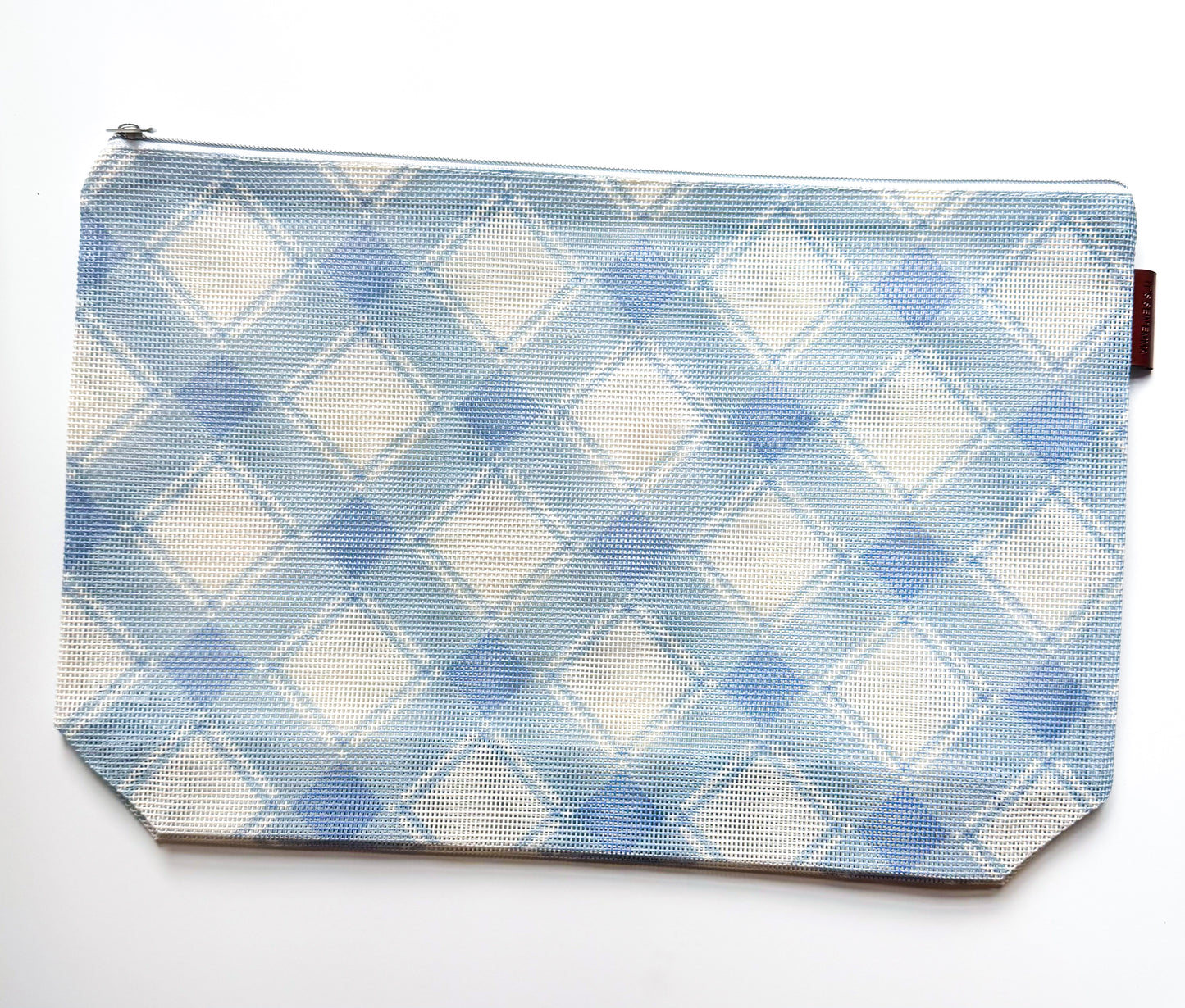 Large Plaid Mesh stitchable project bag