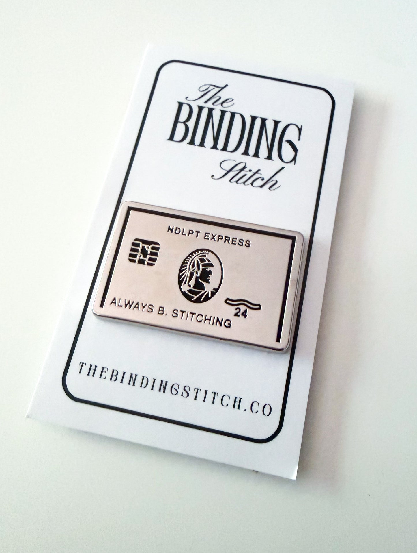 Platinum Card Needle Minder (Always B. Stitchin)