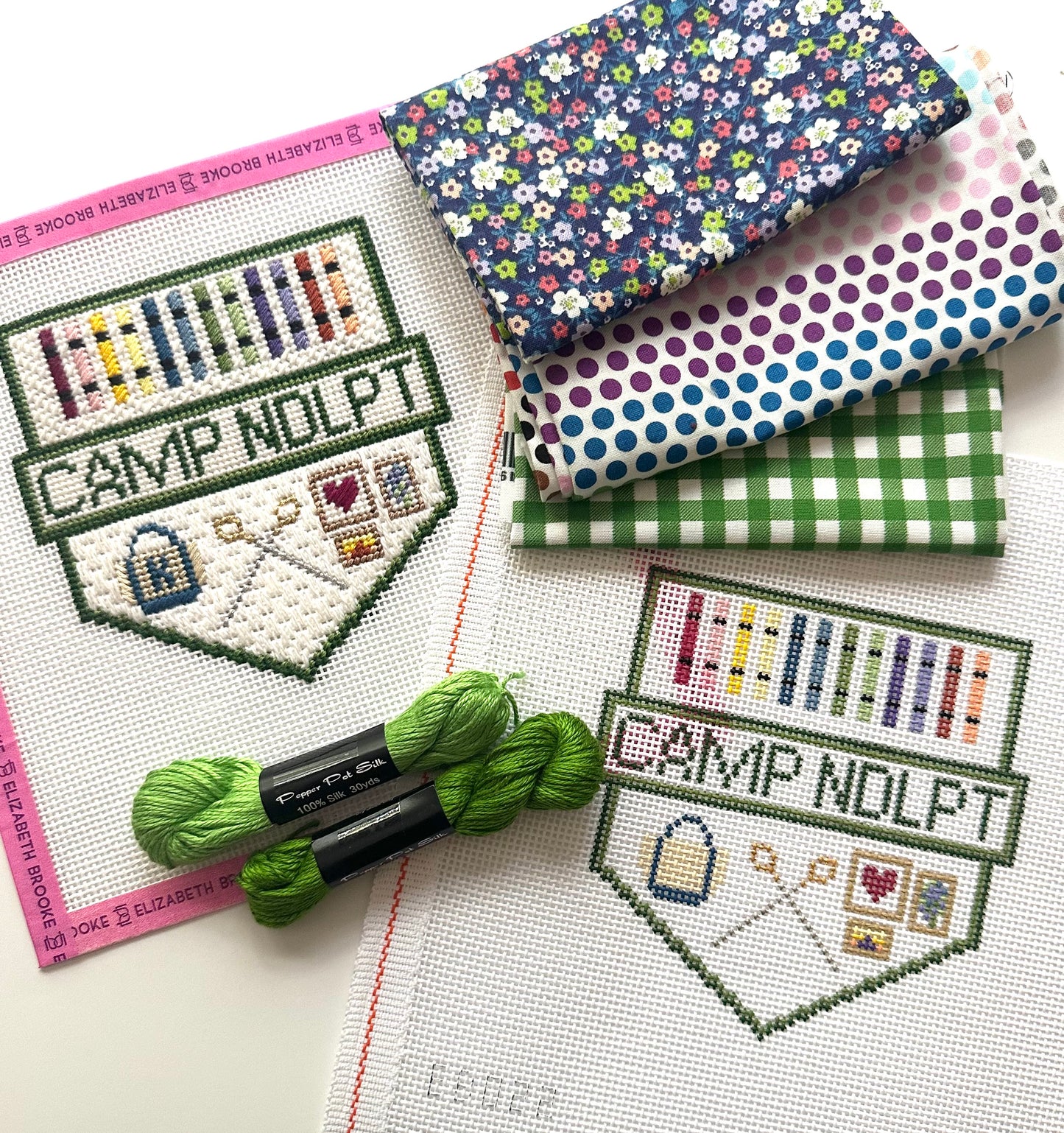 PREORDER - Camp Needlepoint Pennant