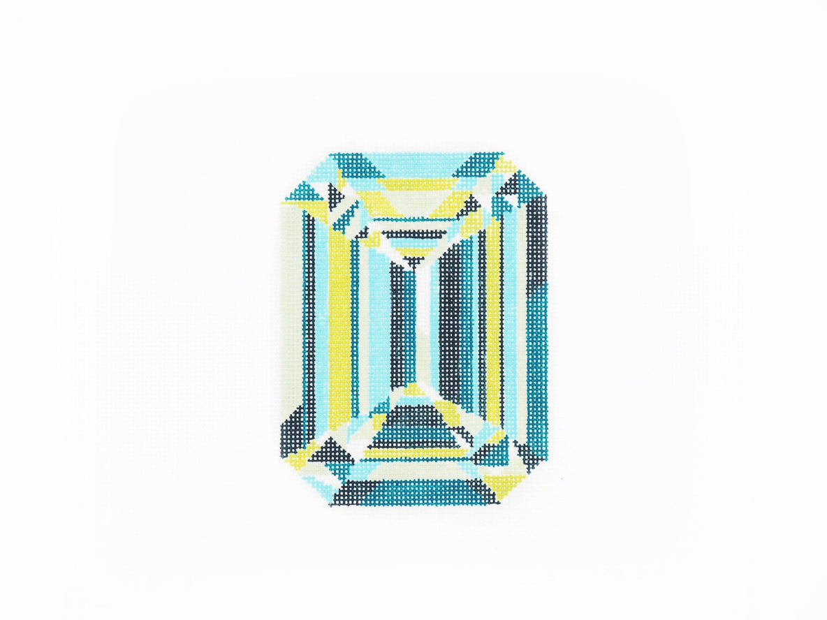 Emerald Needlepoint Canvas