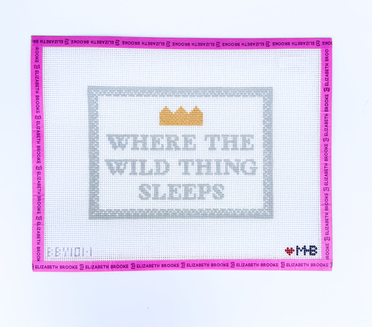 Where the Wild Thing Sleeps Needlepoit Canvas