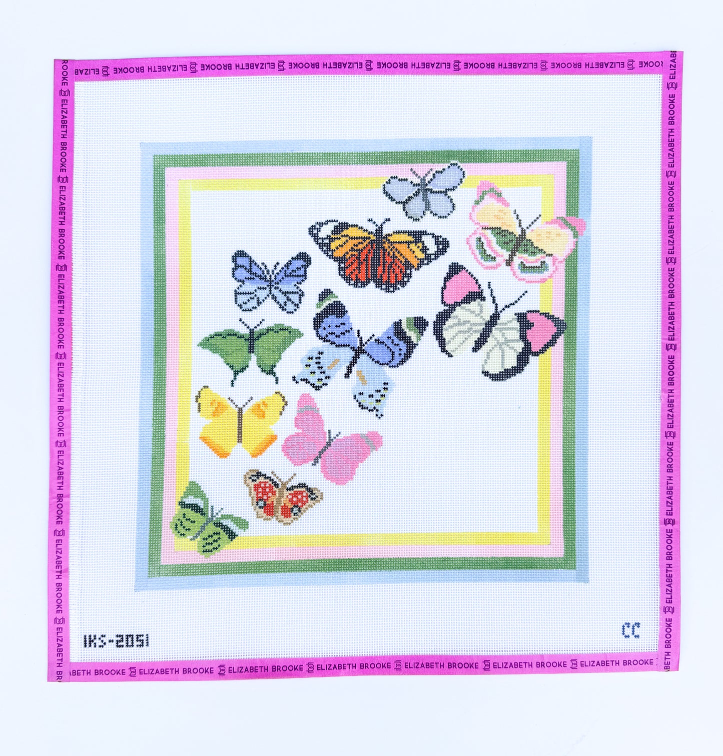 Butterfly Migration Needlepoint Canvas
