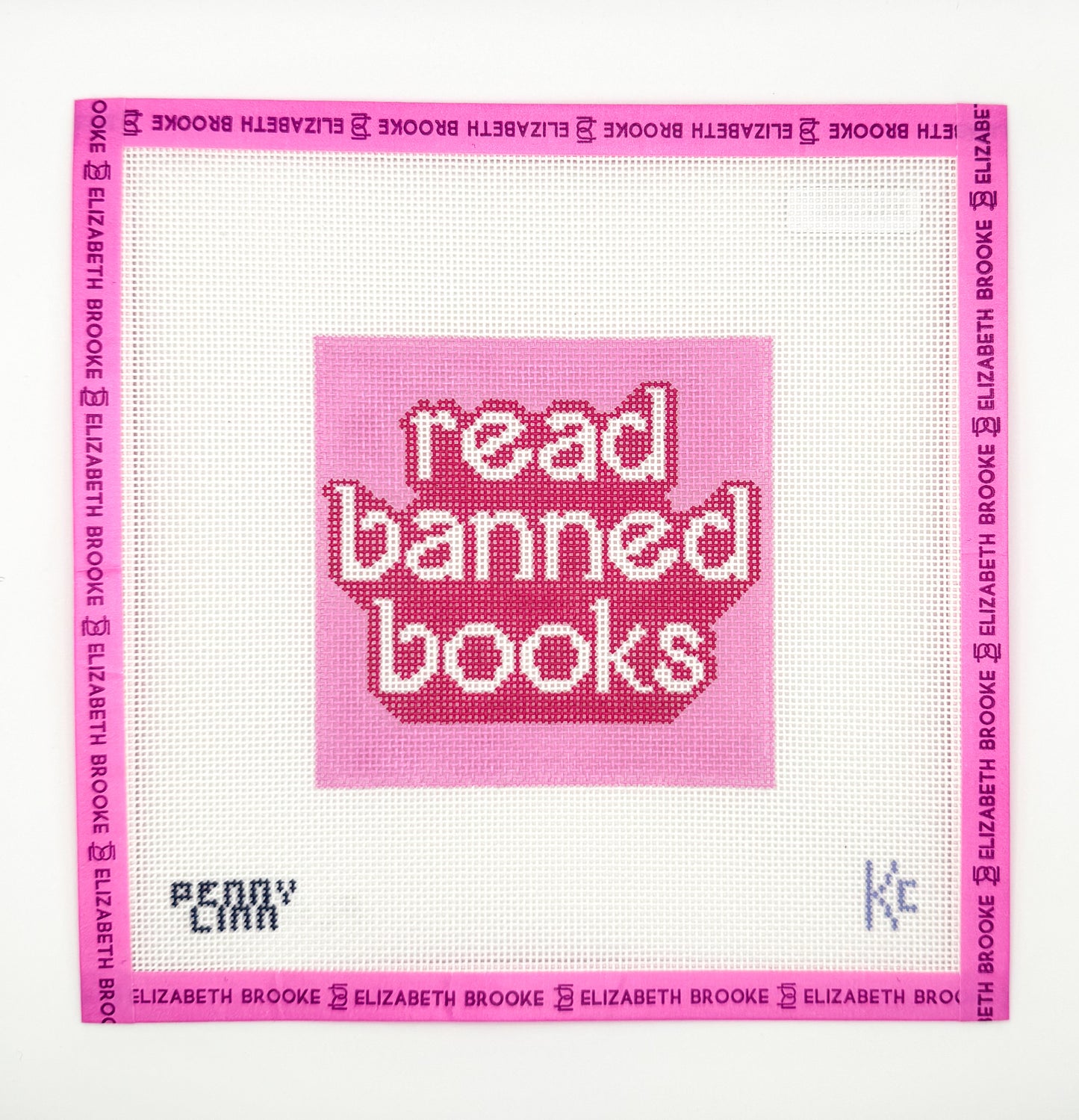 Read Banned Books Needlepoint Canvas