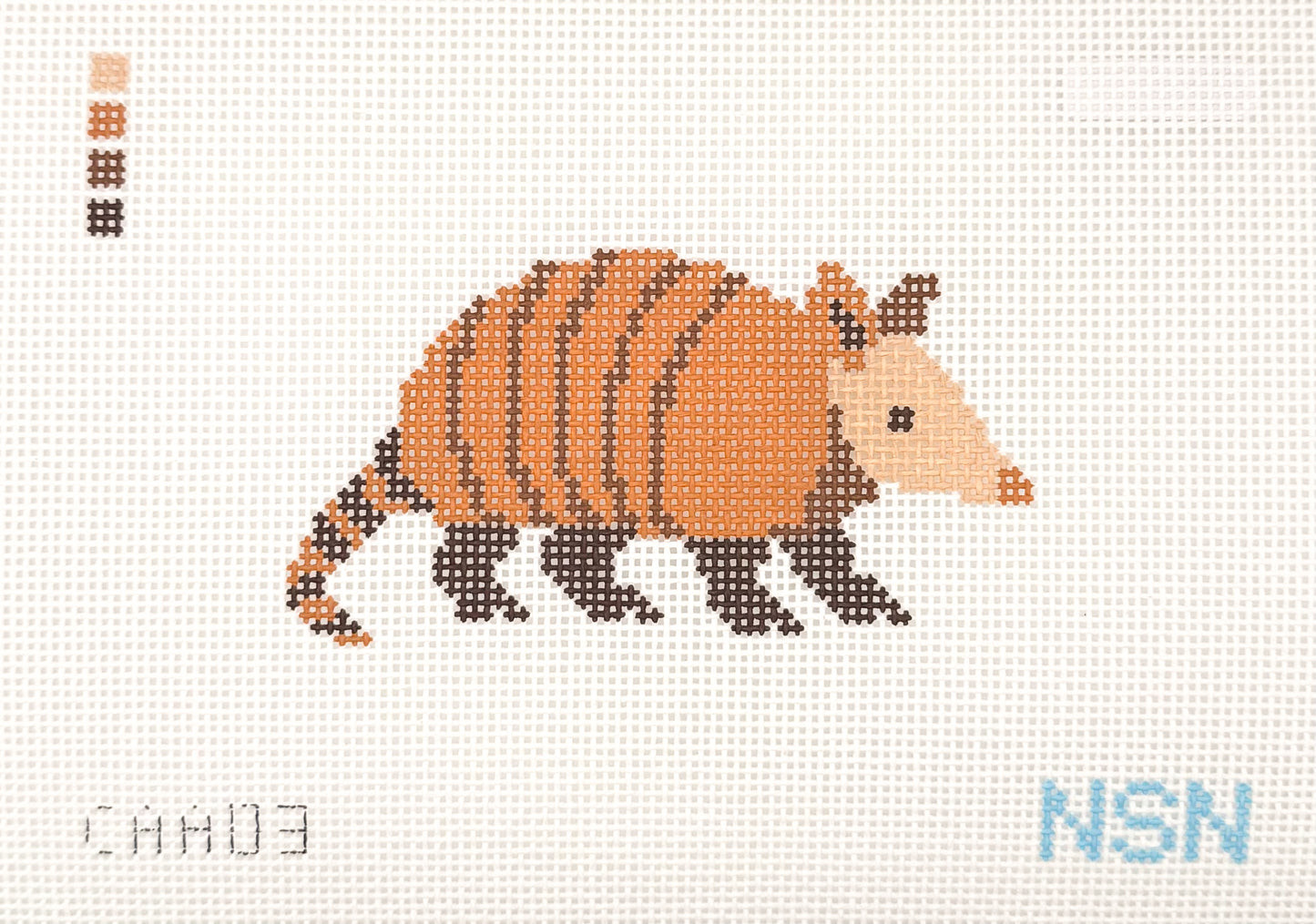 Armadillo Needlepoint Canvas