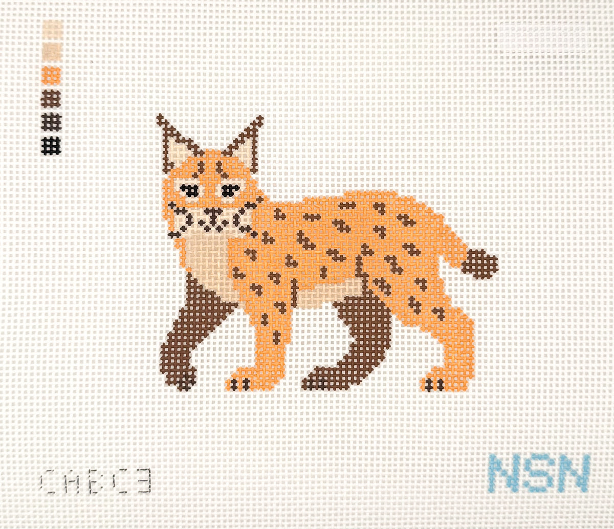 Bobcat Needlepoint Canvas