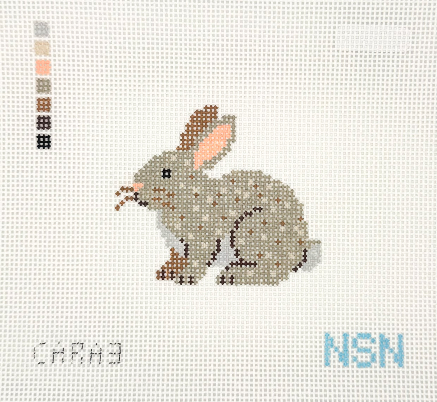 Cotton Tail Rabbit Needlepoint Canvas