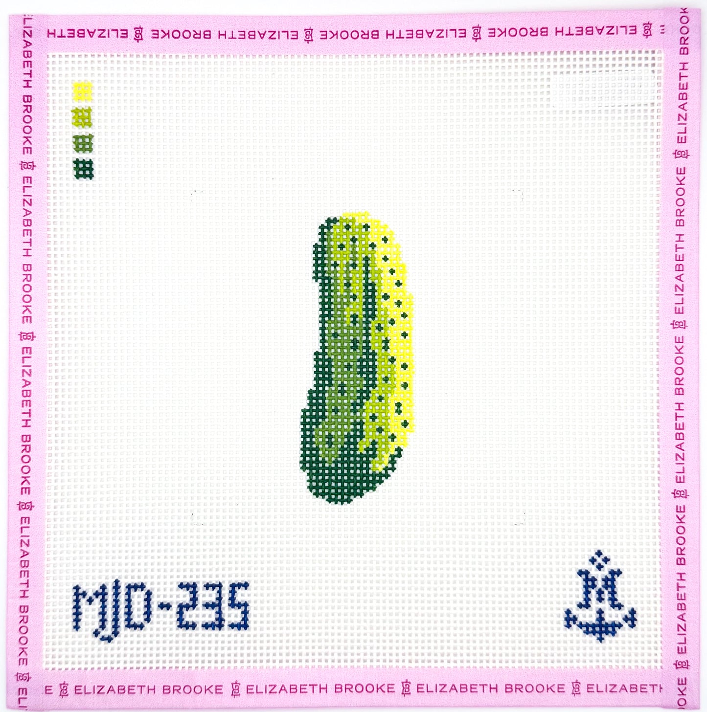 Dill Pickle Needlepoint Canvas