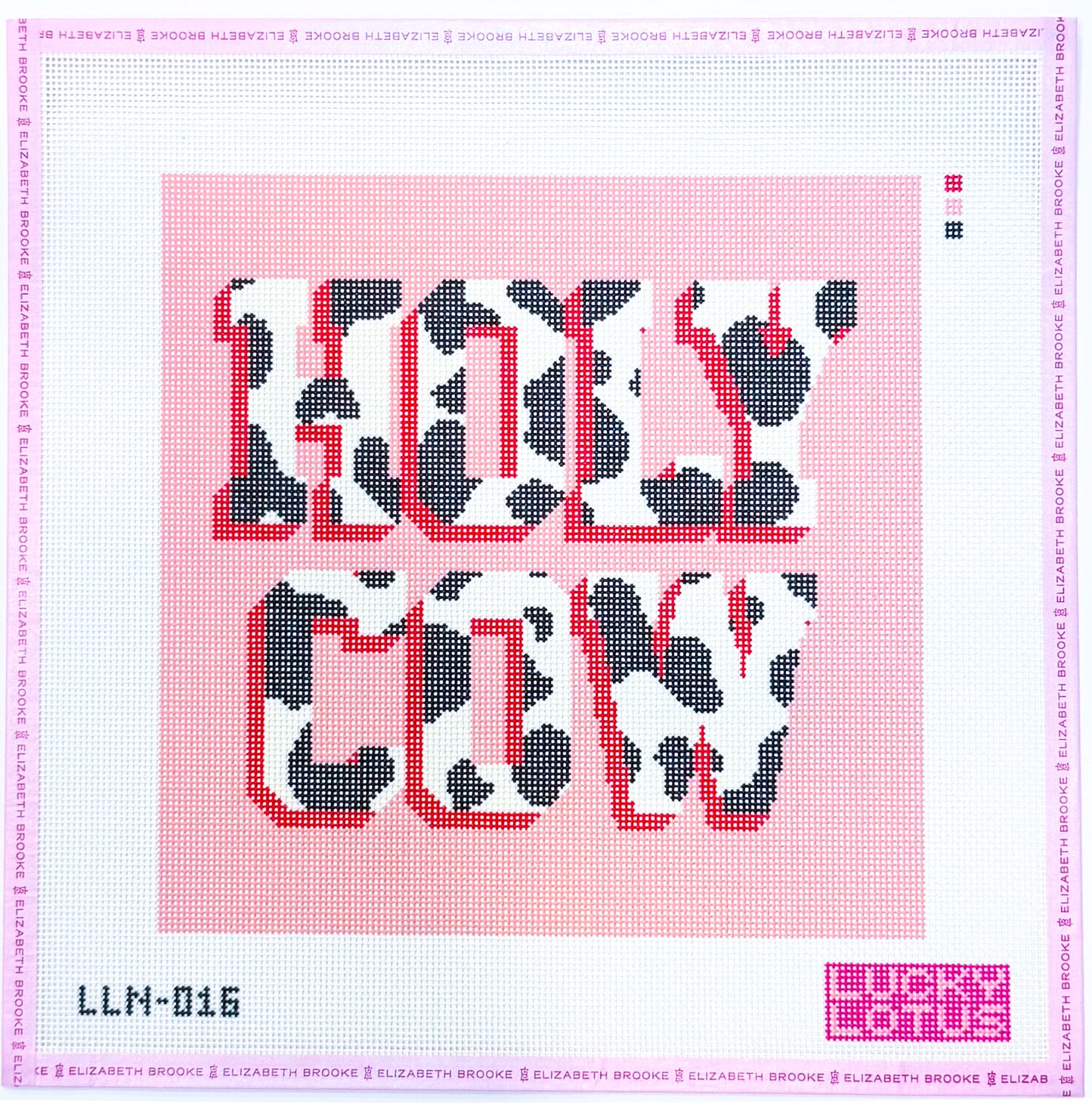 Holy Cow Needlepoint Canvas