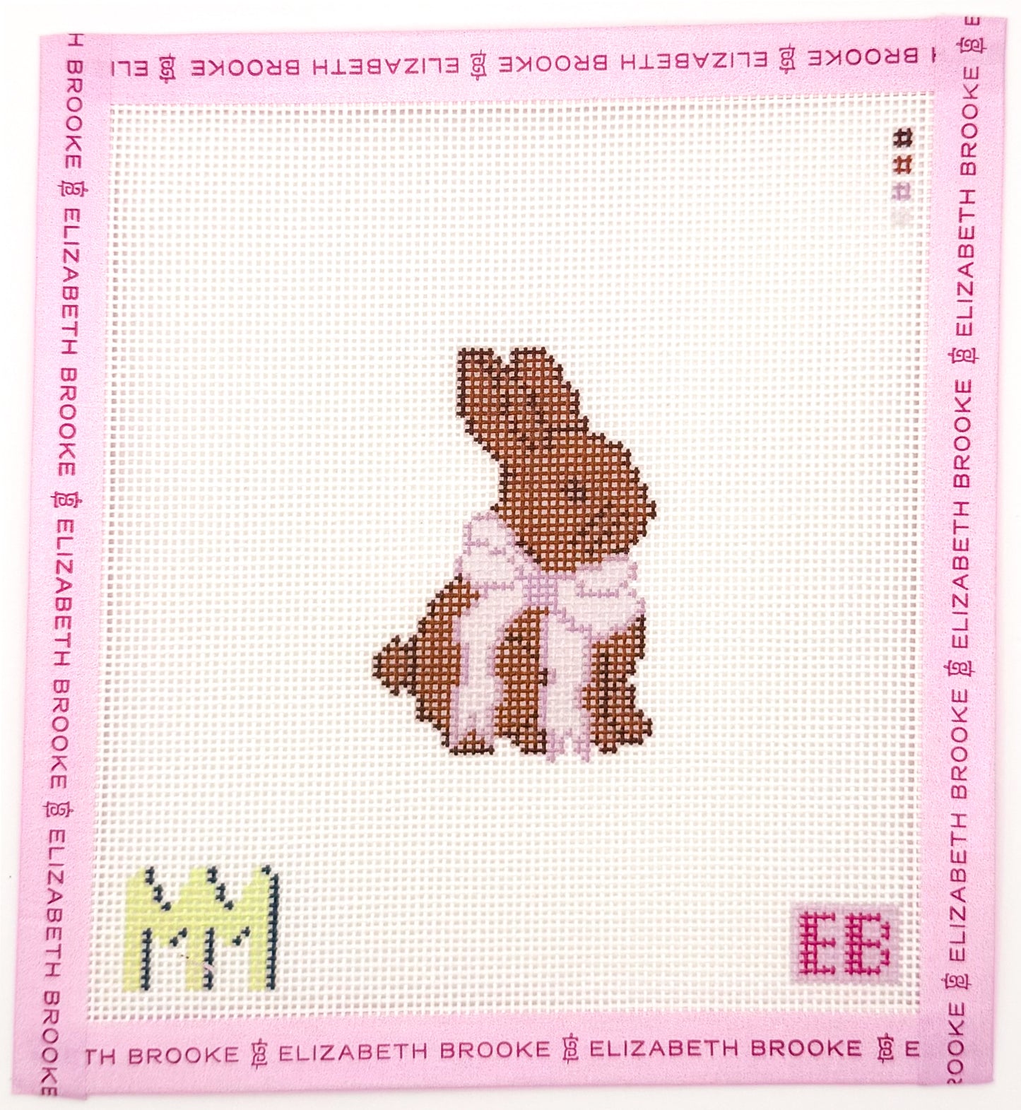 mini chocolate bunny needlepoint canvas wholesale