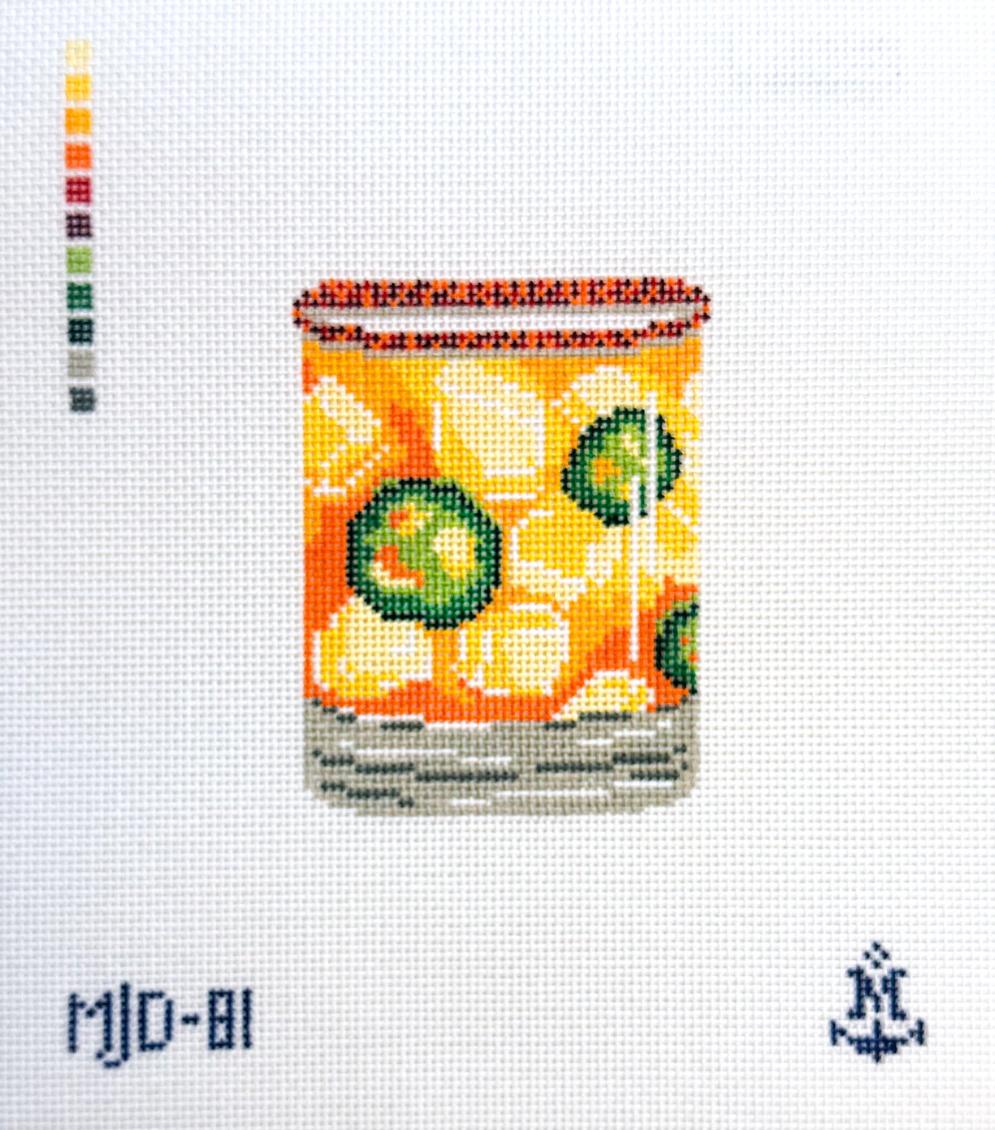 Spicy Margarita Needlepoint Canvas