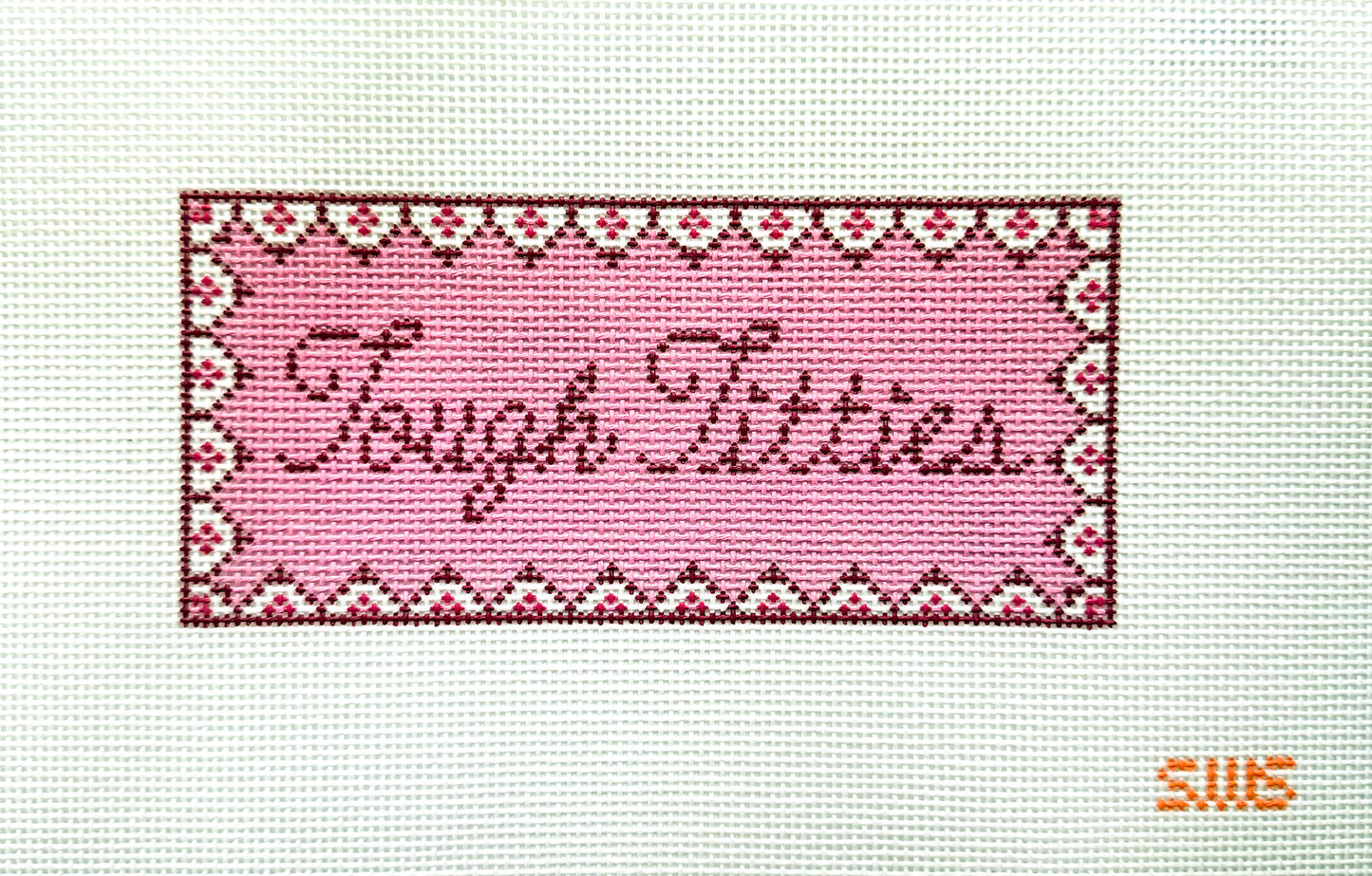 Tough Titties Needlepoint Canvas