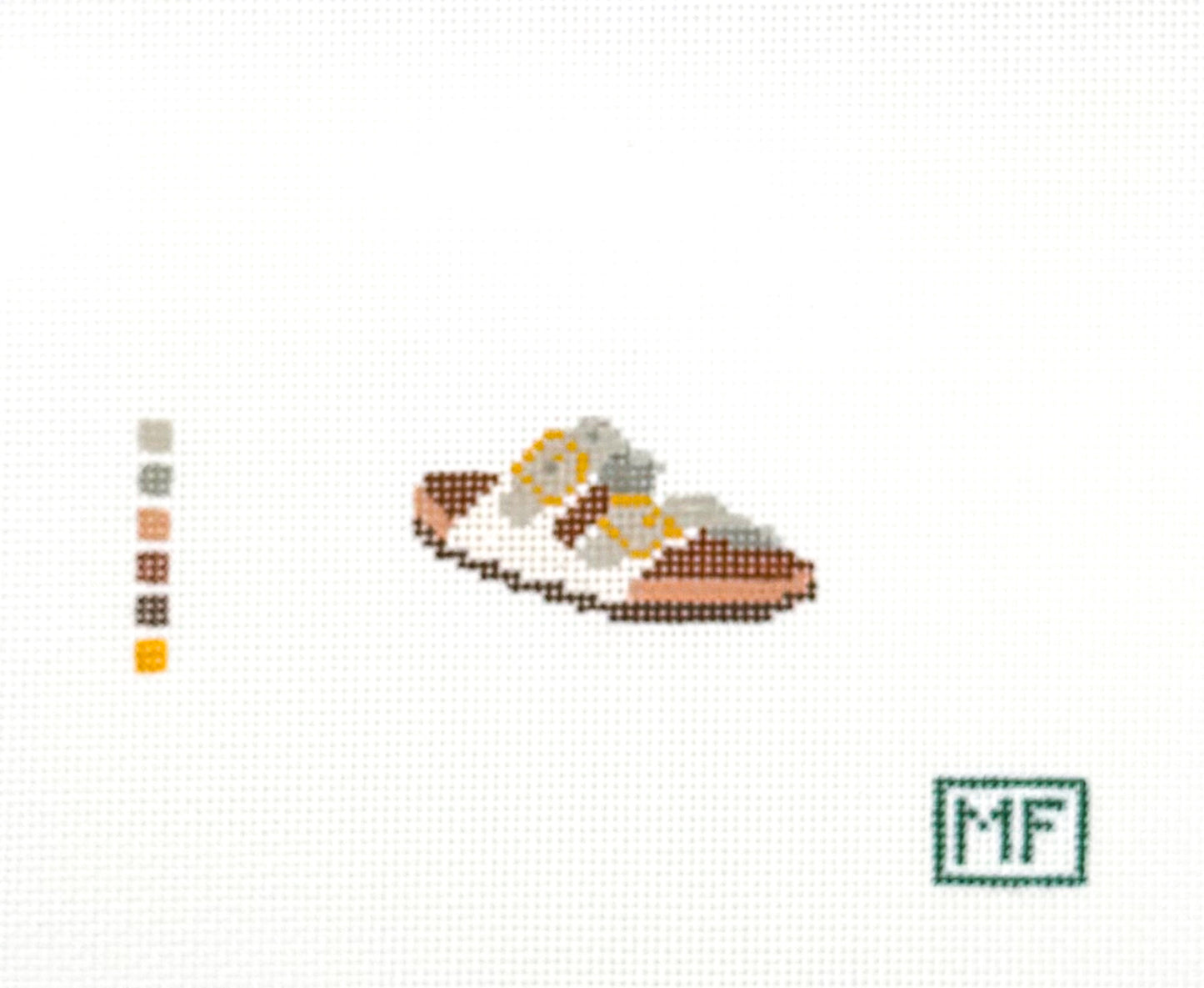 Leather Sandal Mini Needlepoint Canvas