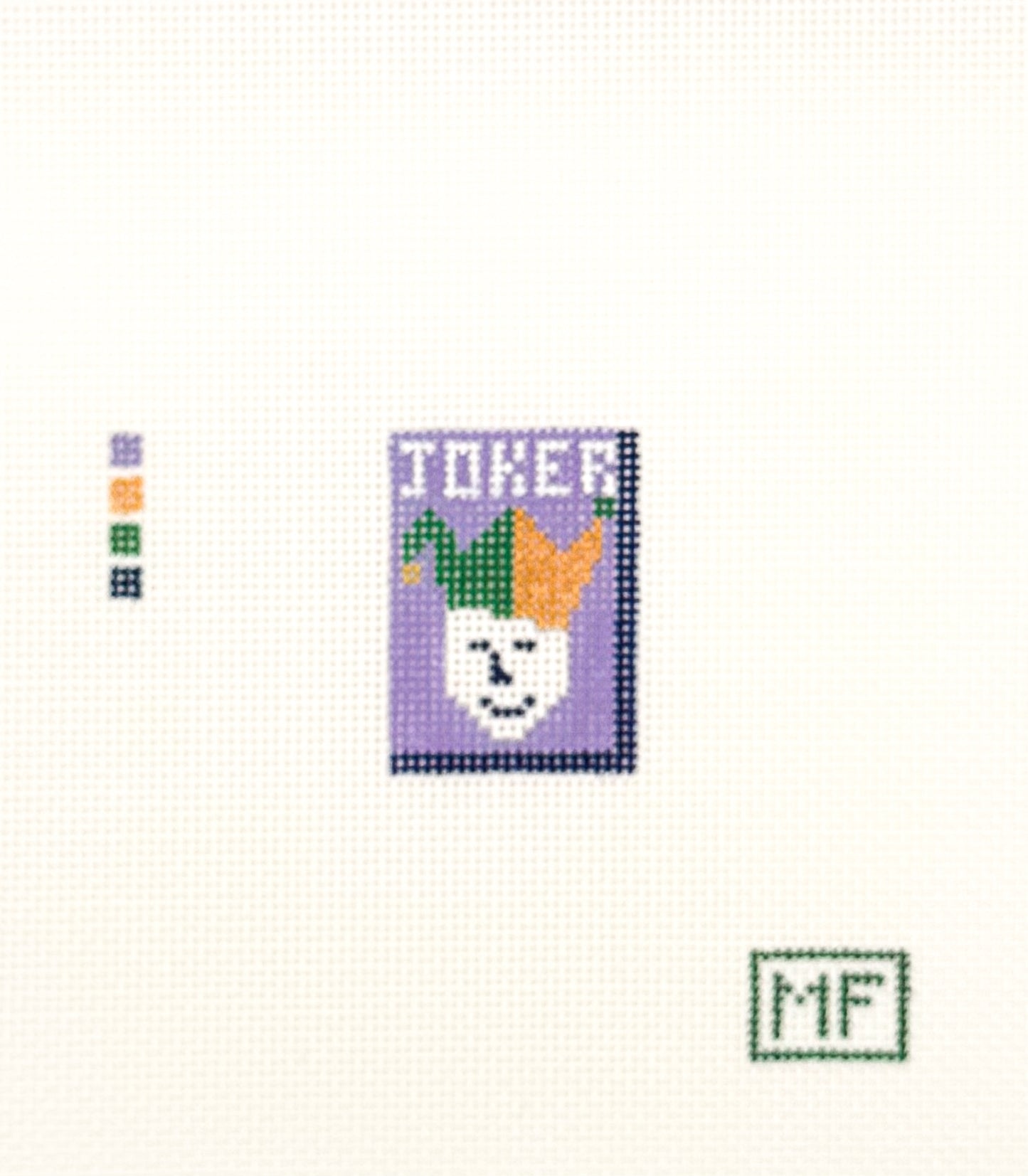 Mahjong Joker Needlepoint Canvs