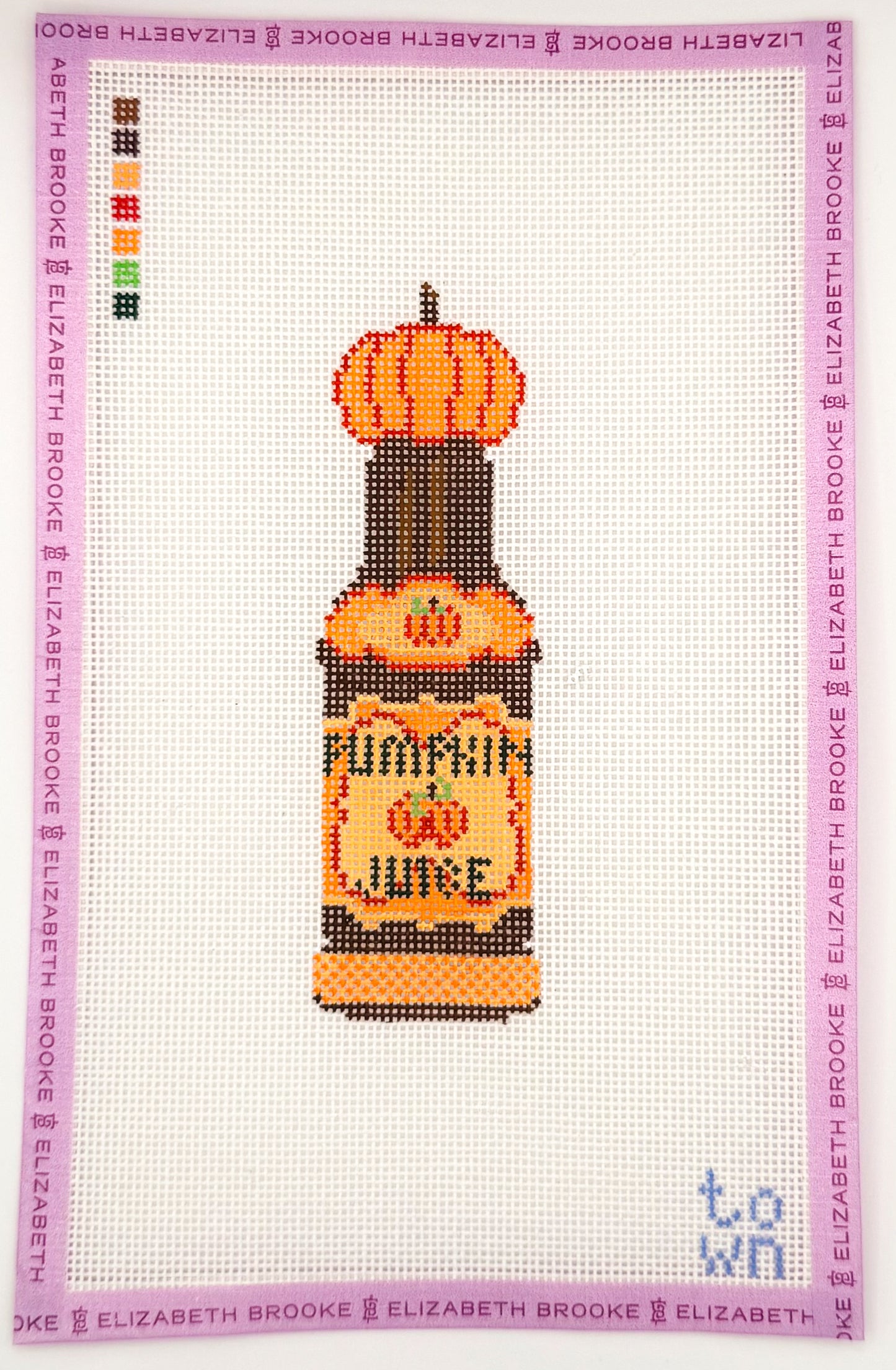 Pumpkin Juice Needlepoint Canvas