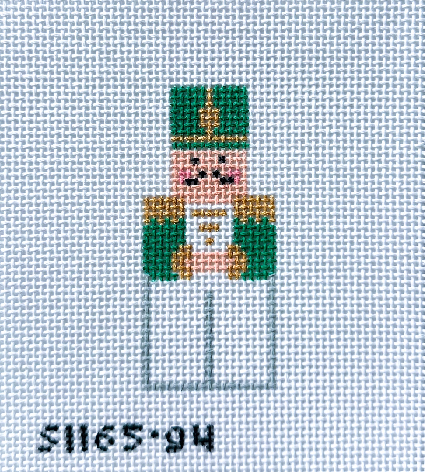 Green Nutcracker Stitch It Angel