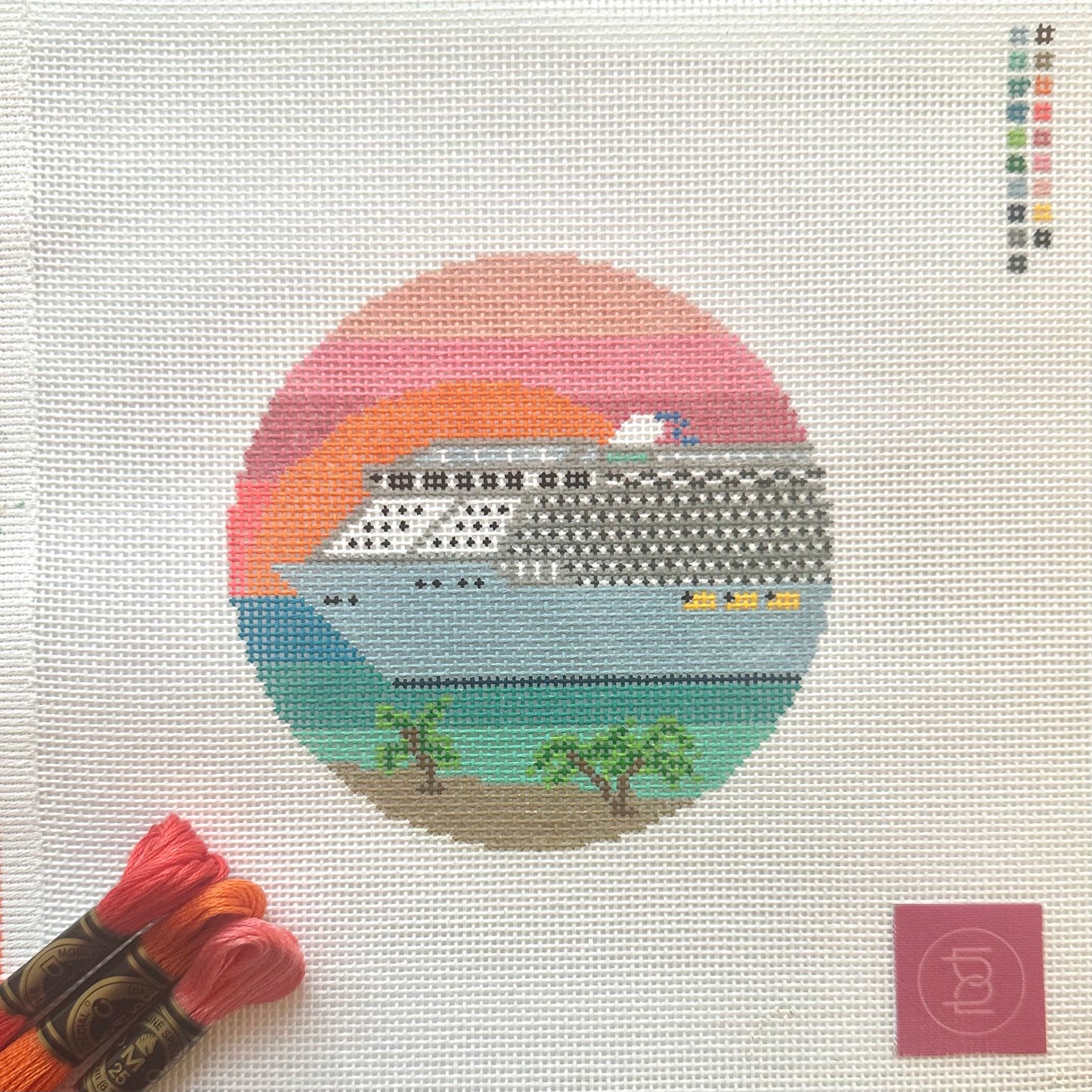 Tropical Cruise Customizable Travel Round