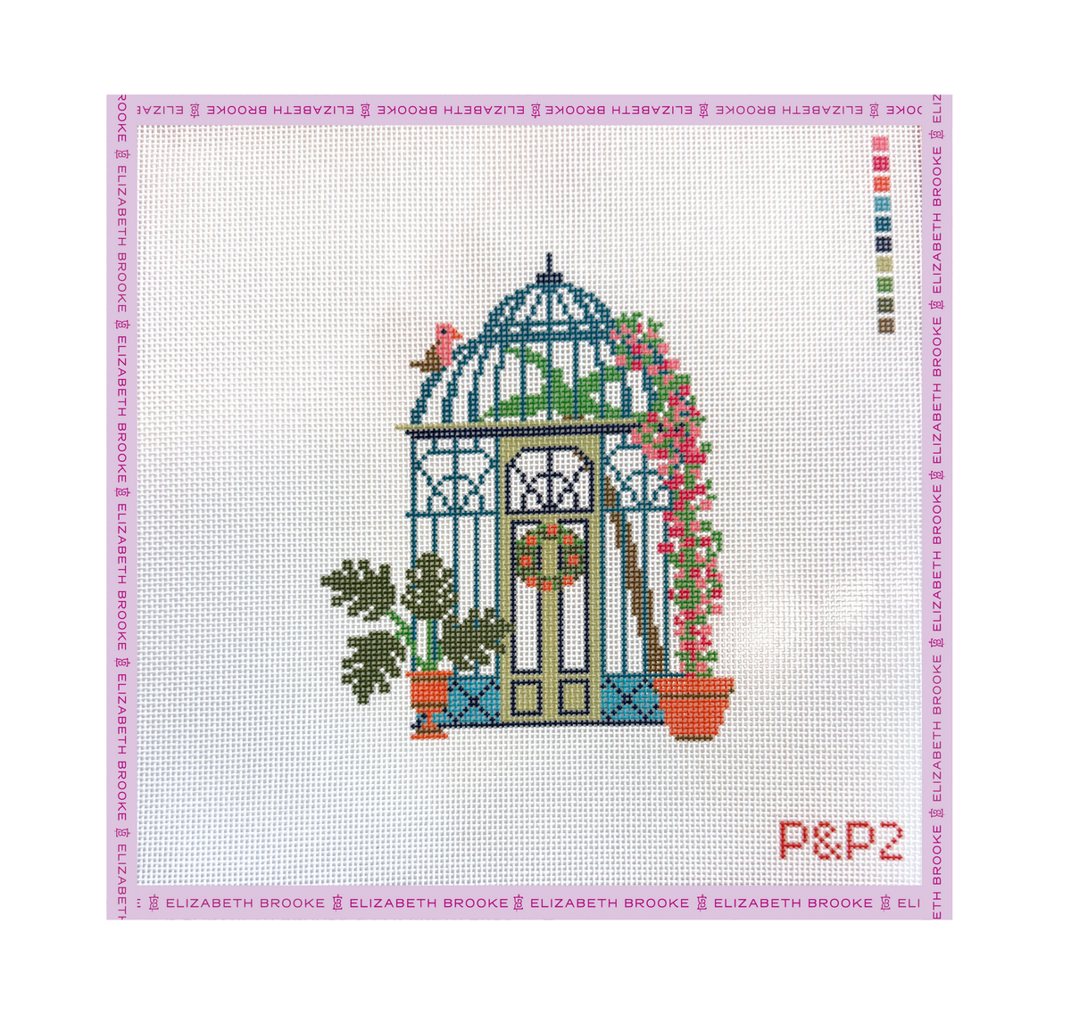 Citrus Canopy Needlepoint Canvas