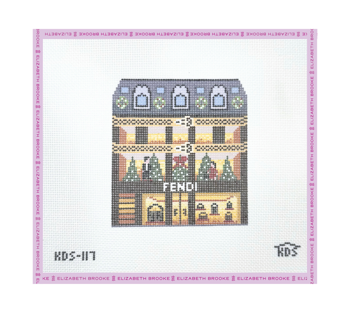 Fendi Storefront Needlepoint Canvas