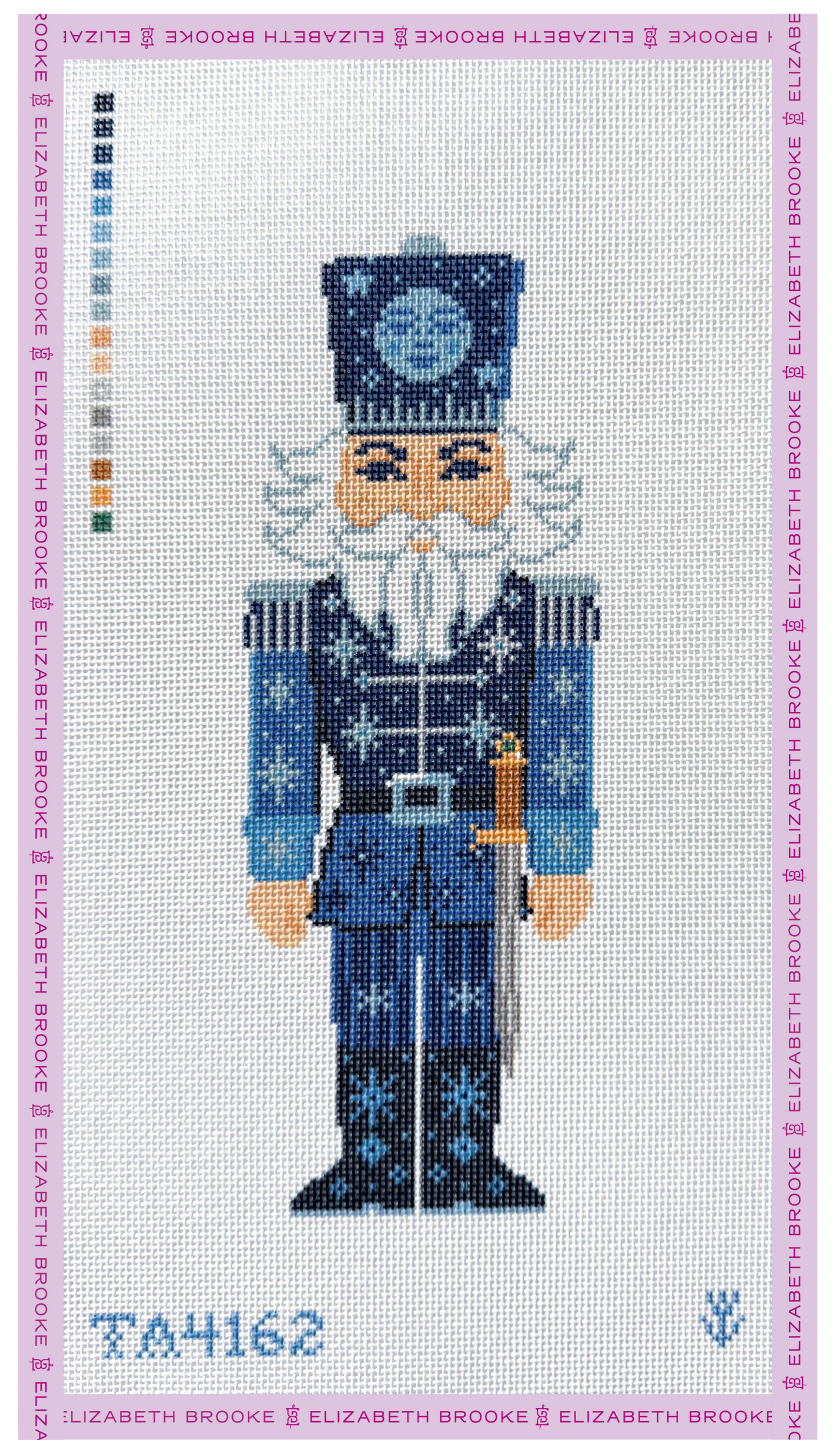 Moon Nutcracker Stand Up Needlepoint Canvas