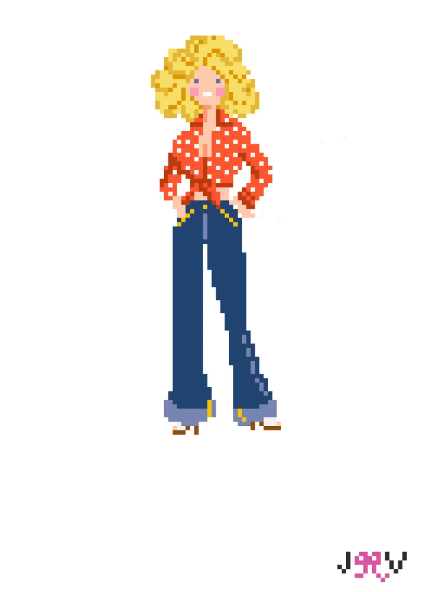 Dolly Iconic Women Neeldepoint Canvas