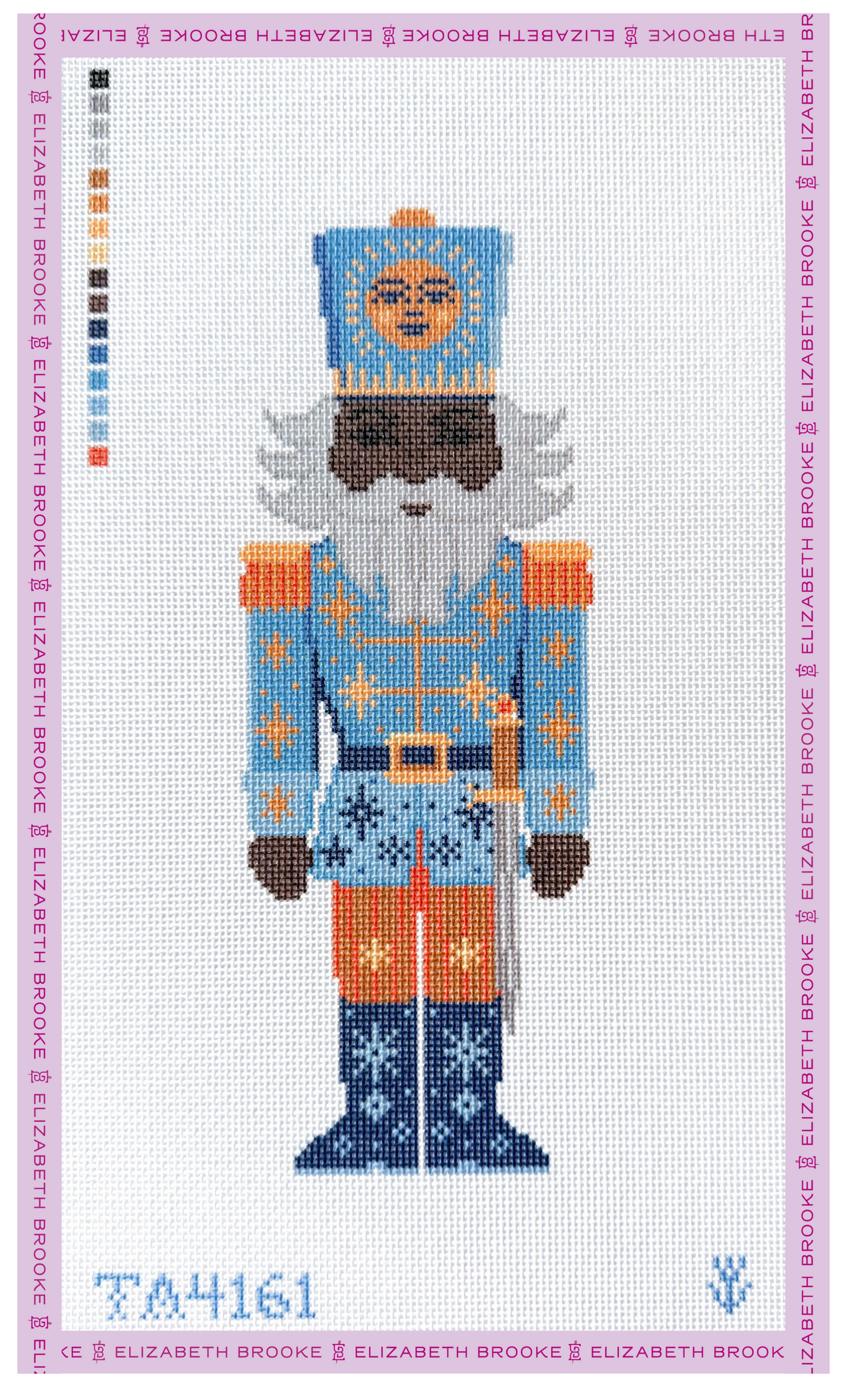 Sun Nutcracker Stand Up Needlepoint Canvas