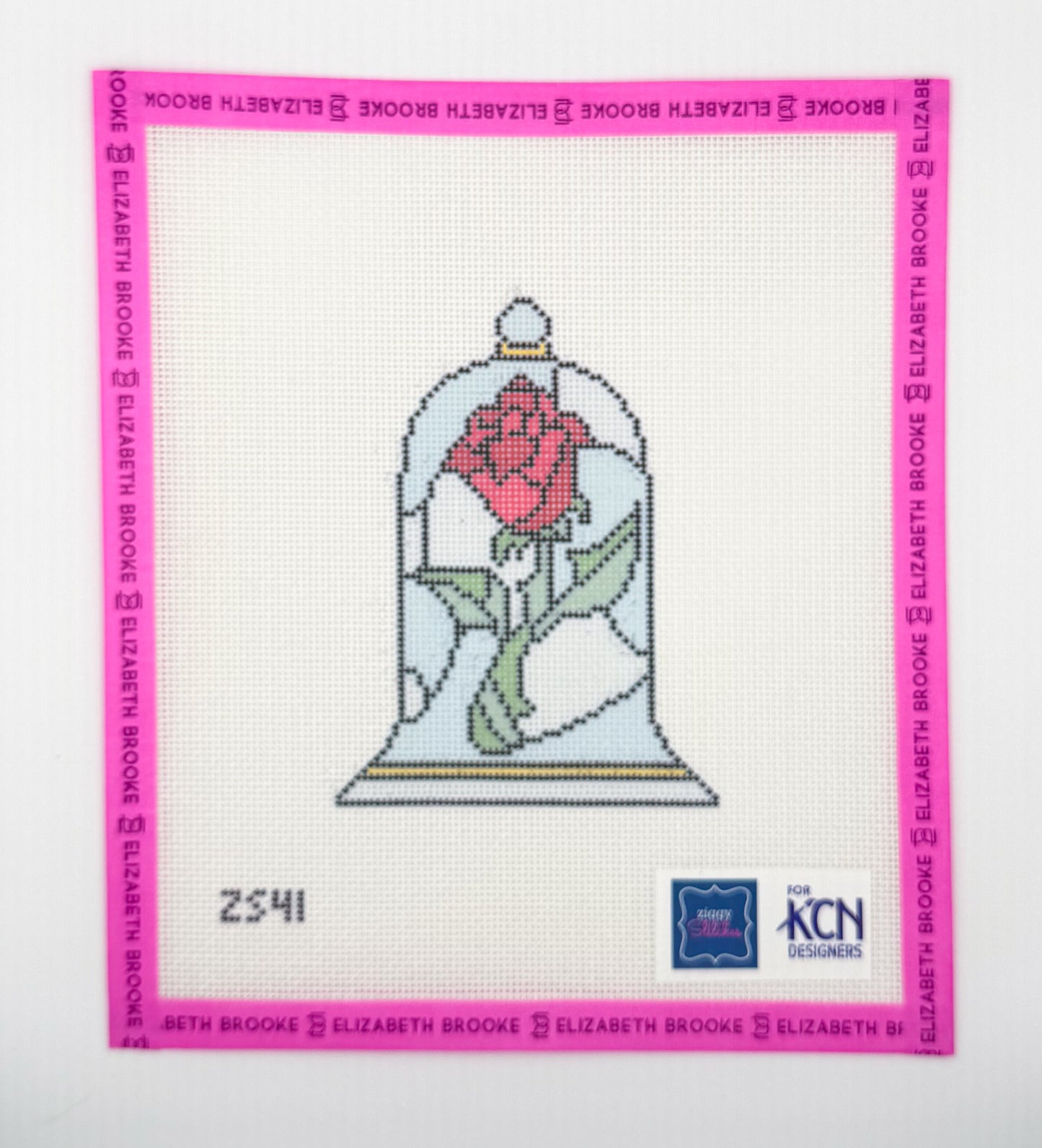 Enchanted Rose Needlepoint Canvas