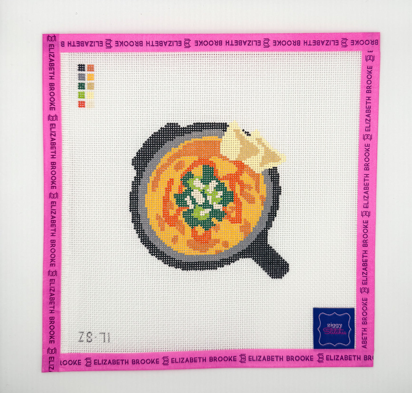 Queso FUNdido Needlepoint Canvas