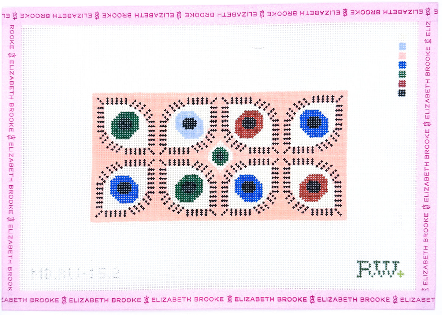 Rachel Westhead Evil Eyes Insert Needlepoint Canvas