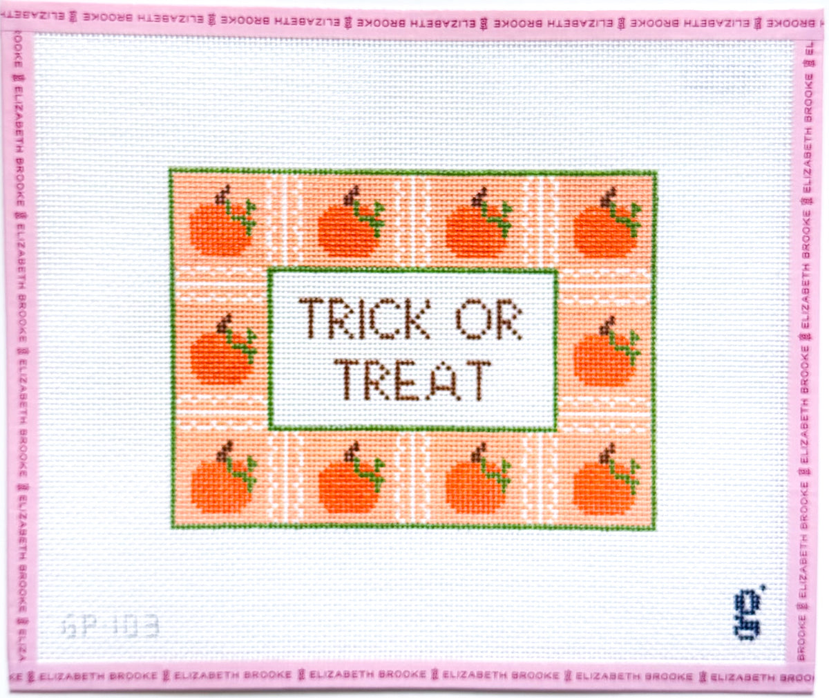 Trick or Treat Sign Needlepoint Canvas