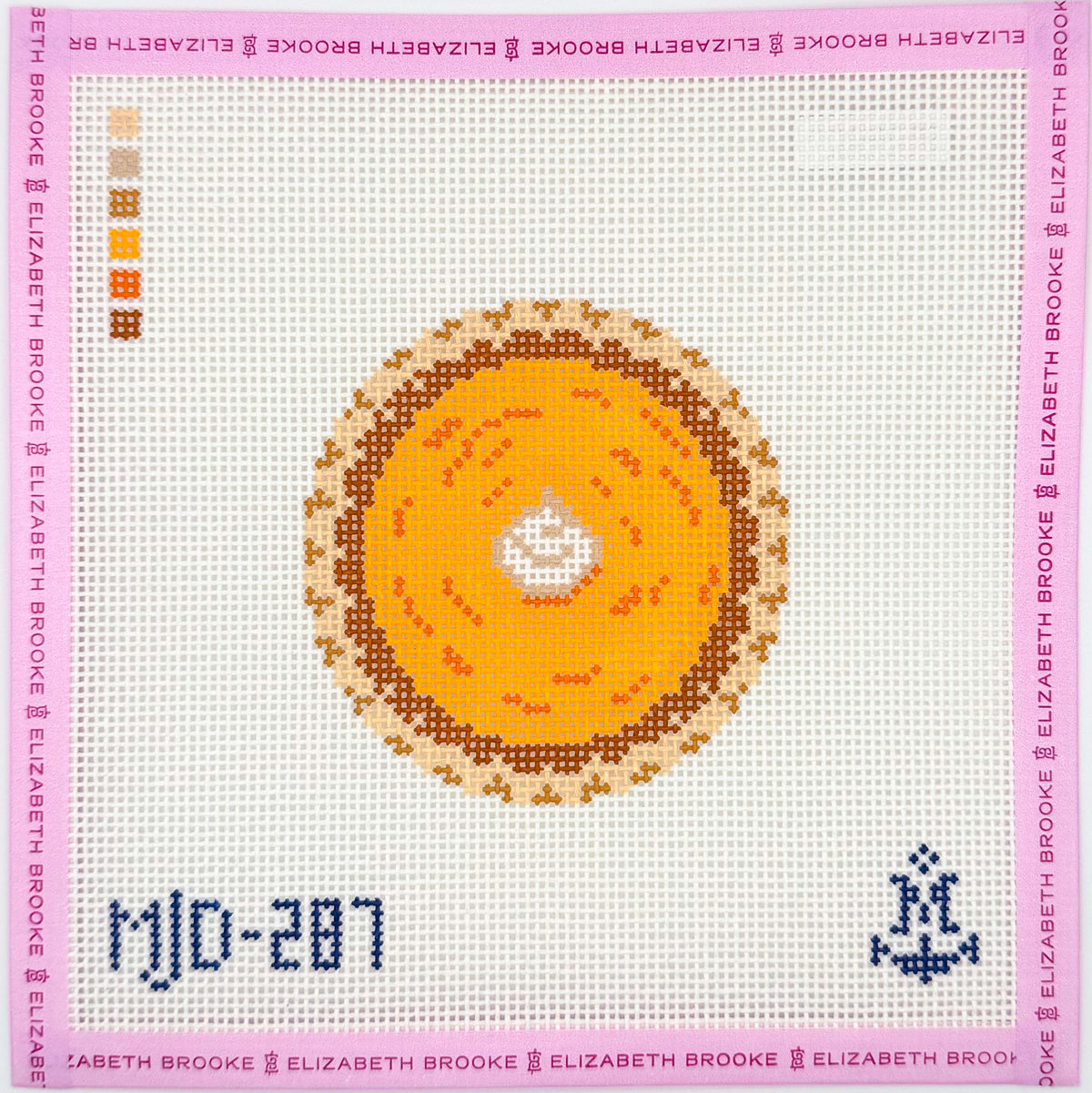 Pumpkin Pie Needlepont Canvas