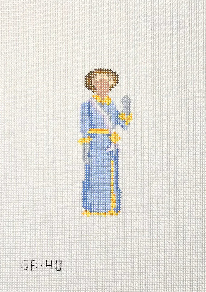 Winnie Banks Needlepoint Canvas