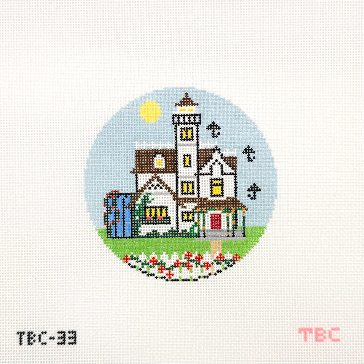 Witches Manor Needlepoint Canvas