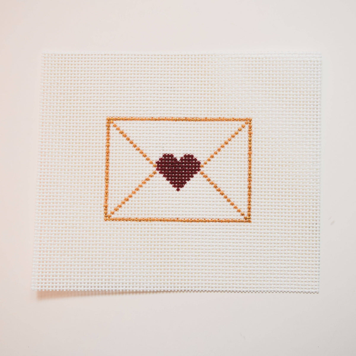 Love Note Hand Painted Needlepoint Canvas