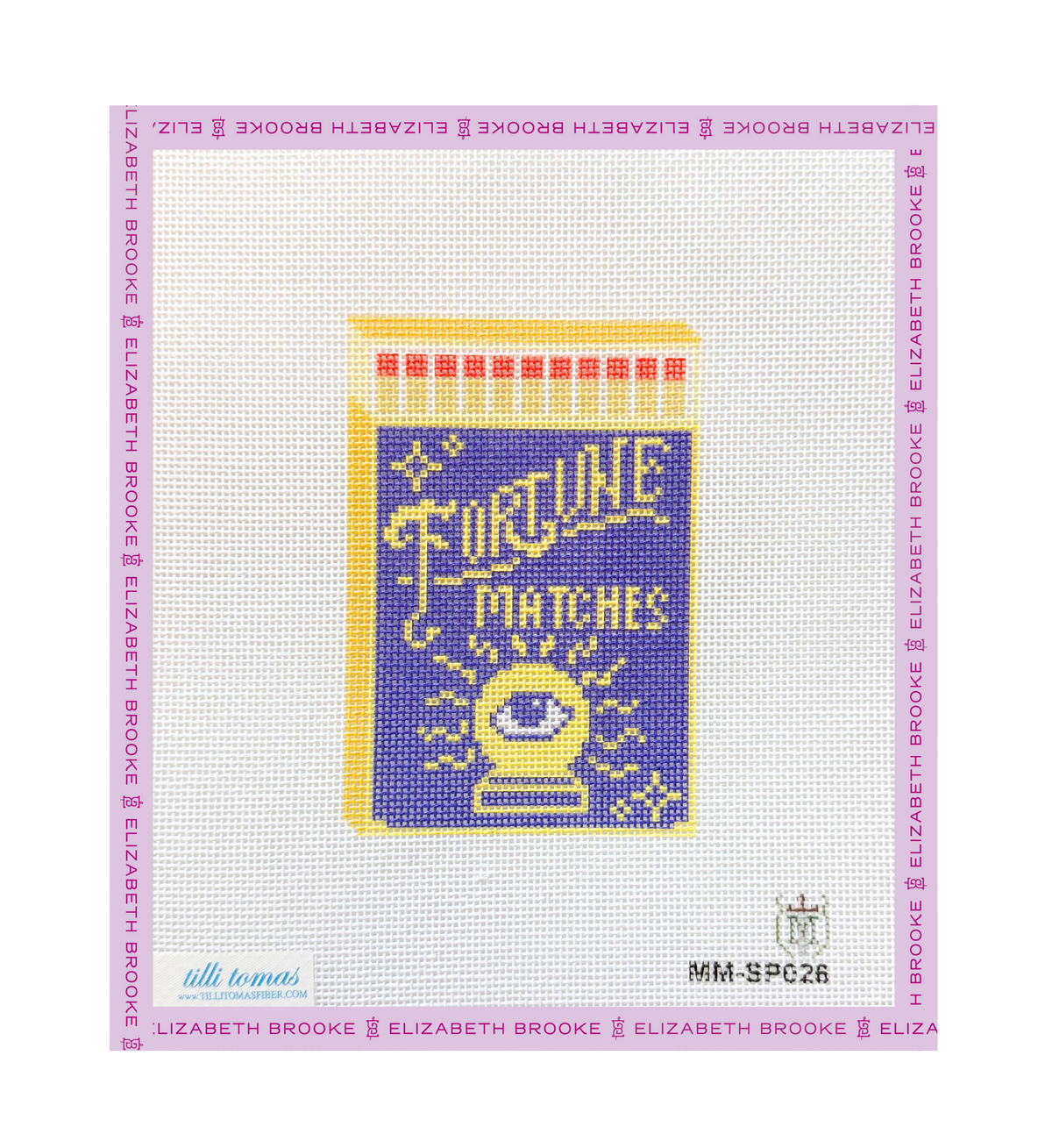 Fortune Matches Needlepoint Canvas