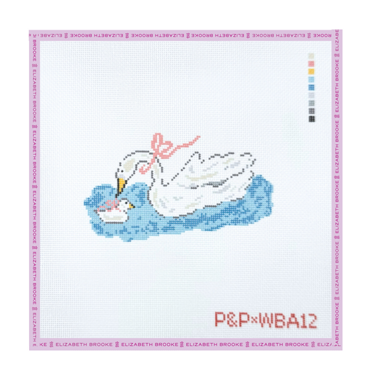 Little Swanling Needlepoint Canvas