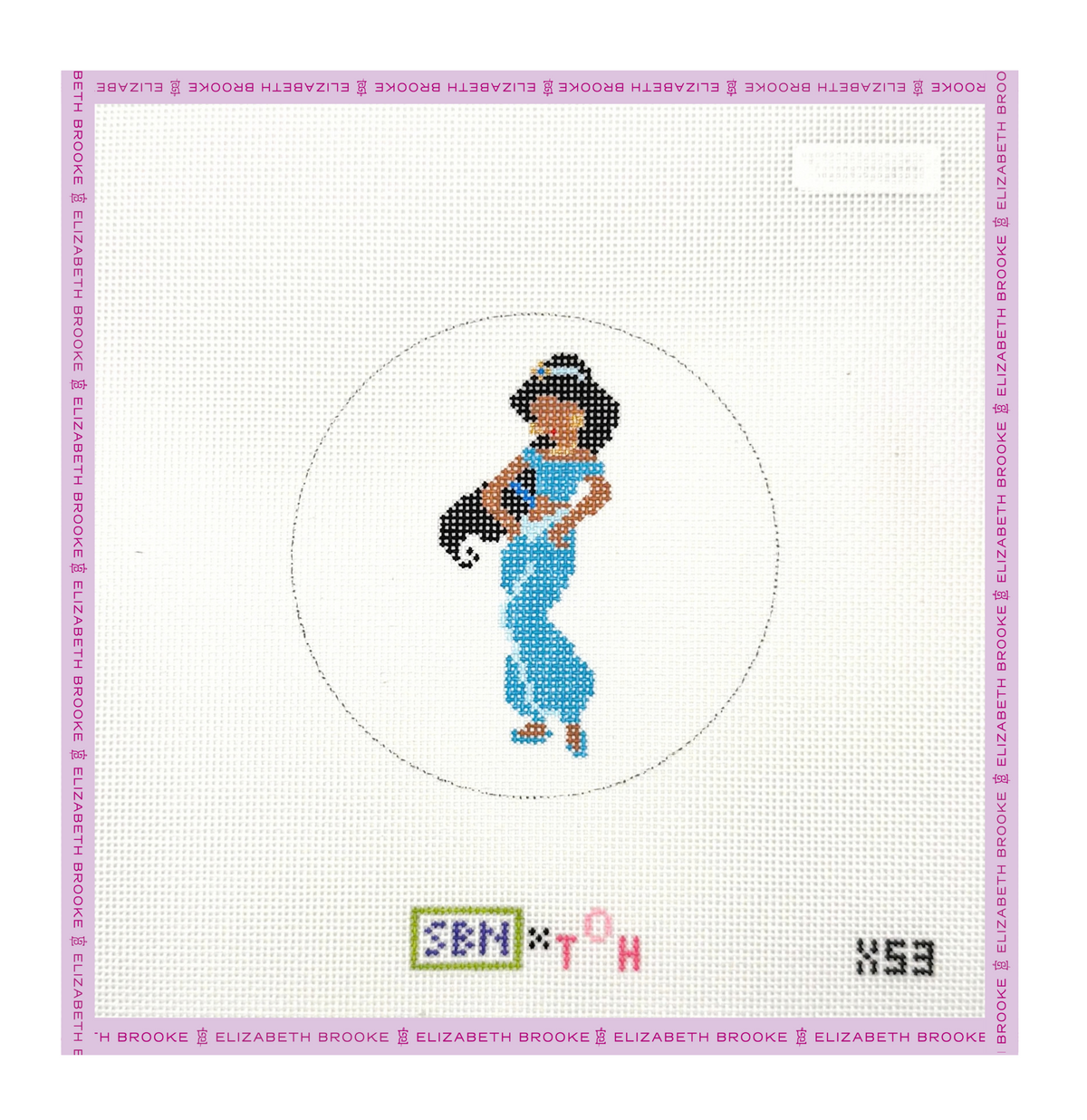 Jasmine (Princess Series) Needlepoint Canvas