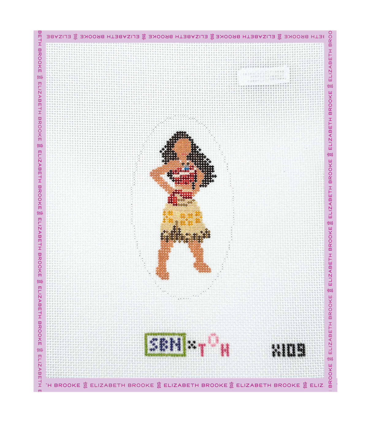 Moana (Princess Series) Needlepoint Canvas