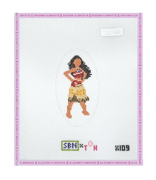 Moana (Princess Series) Needlepoint Canvas