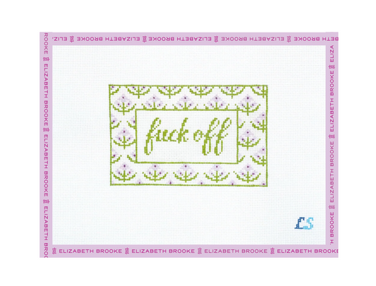 Fuck Off Needlepoint Canvas