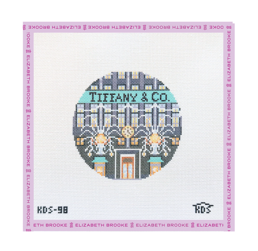 Tiffany & Co. Round Needlepoint Canvas