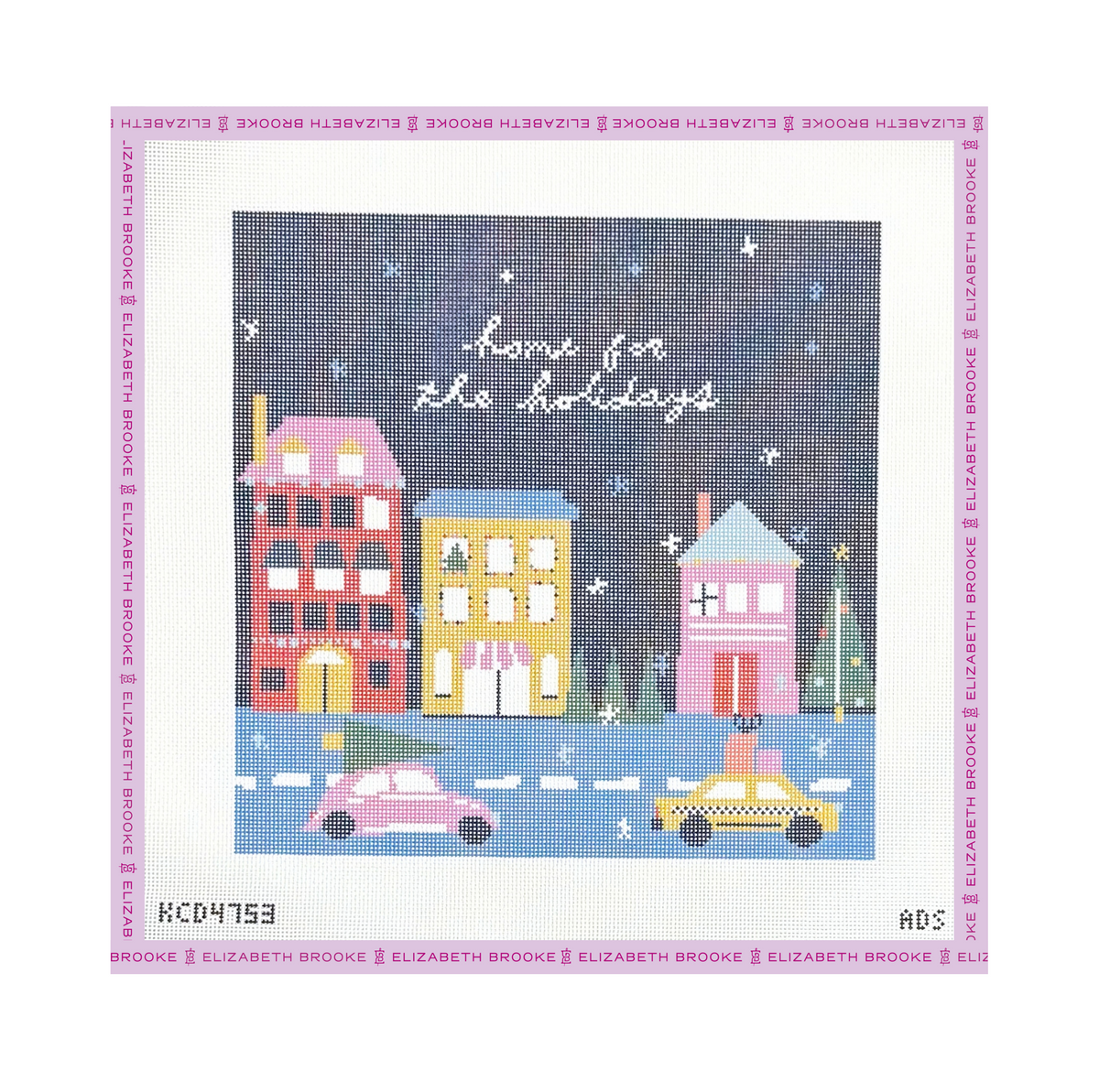 Home for the Holidays Needlepoint Canvas